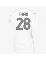 AC Milan Malick Thiaw #28 Vieraspaita Naisten 2023-24 Lyhythihainen